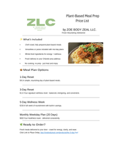 Load image into Gallery viewer, Plant-Based Meal Prep Plans